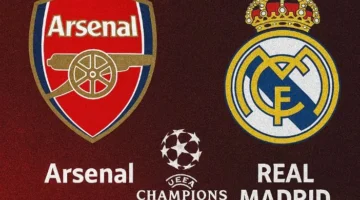 موعد مباراة ريال مدريد وآرسنال في دوري أبطال أوروبا 2024 2025 والقنوات الناقلة 1